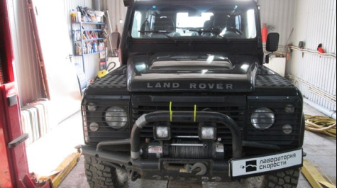 Чип-тюнинг и отключение клапана EGR на Land Rover Defender 2.4 TDCI 122hp MT 2007 года выпуска