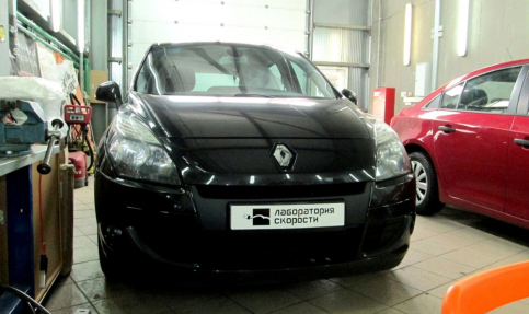 Чип-тюнинг Renault Scenic III 1.5dCI 110hp MT 2010 года выпуска