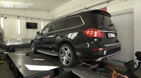 Mercedes GL63 AMG. Плюс 100 лошадей на Stage1?